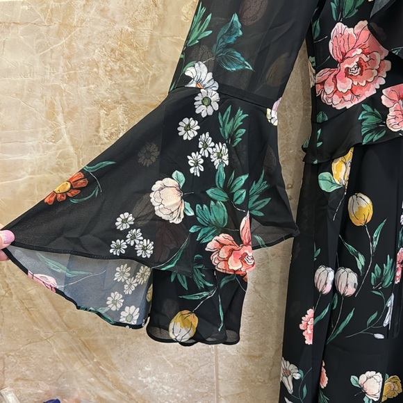 Yumi Kim FLORAL long sleeve dress size XXS - Picture 5 of 11